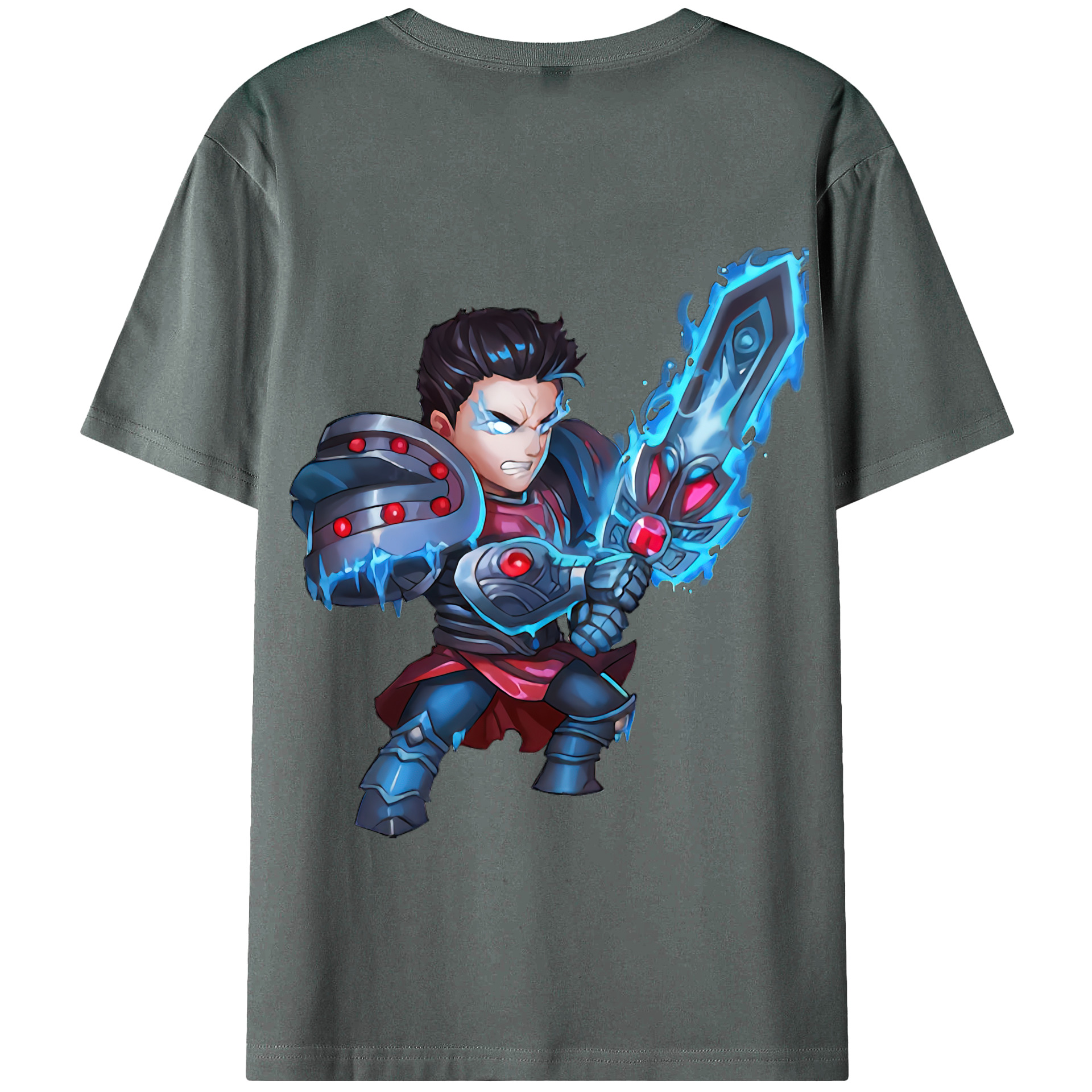 リーグ・オブ・レジェンド League of Legends LOL 綿100％半袖Tシャツ（背面プリント）